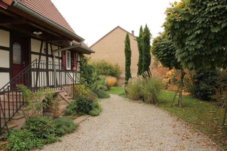 La cour du gîte