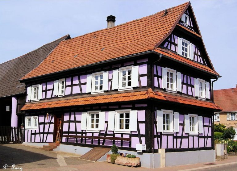Une maison alsacienne dans le Nord de l'Alsace