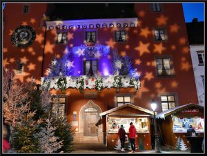 Un marché de Noël dans le Nord de l'Alsace.