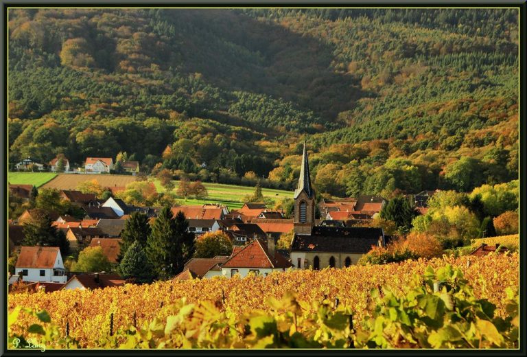 Village alsacien dans les Vosges Du Nord